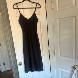 Wilfred Black Slip Dress